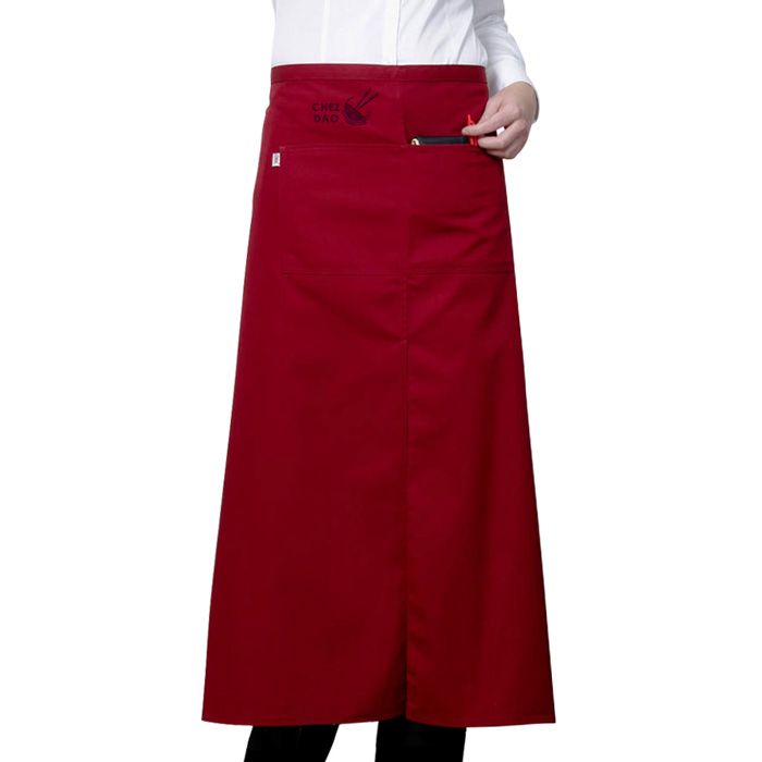 Poly-Cotton Blend Full-Length Apron - Wigan