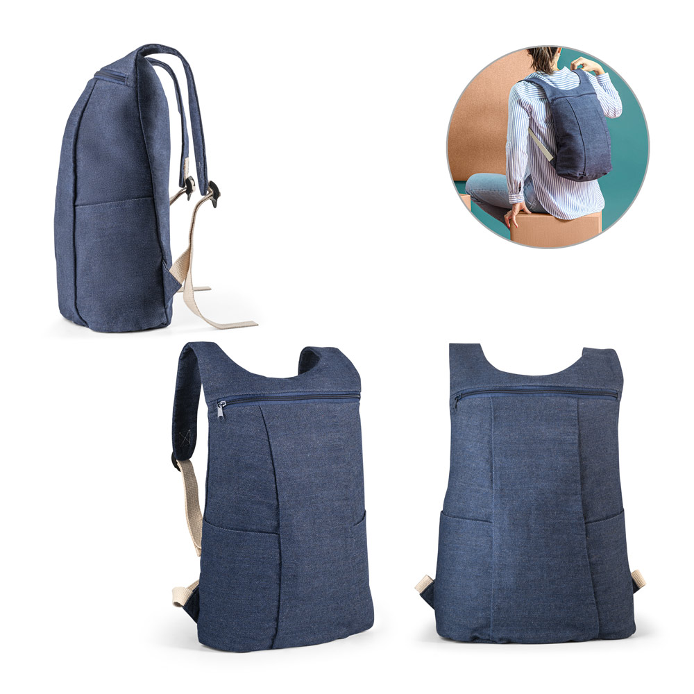 EcoDenim Casual Backpack - Ashcott - Erdington