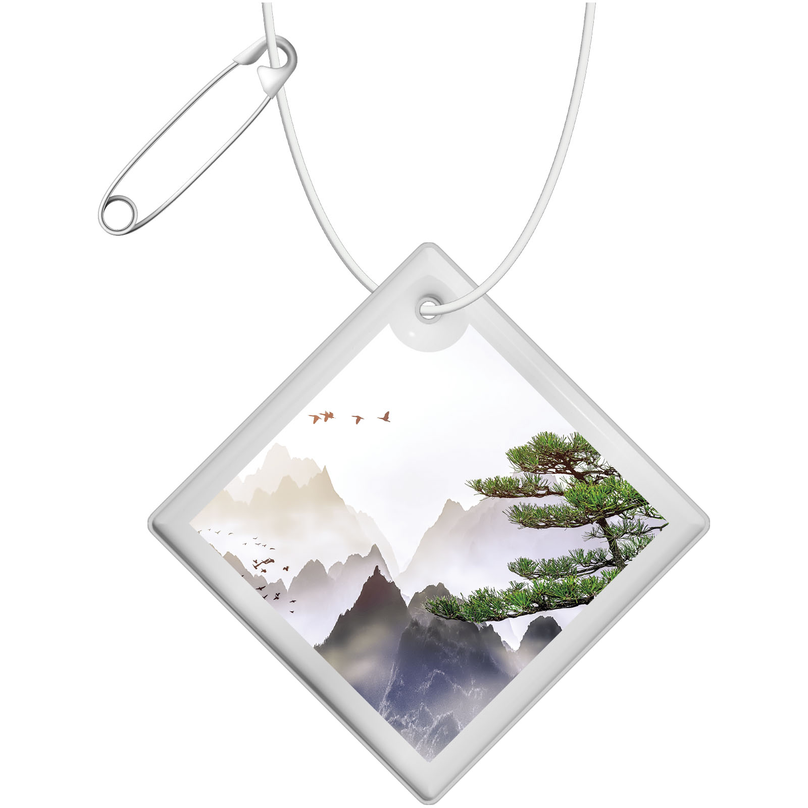 Reflective Safety Hanger - Dartford printed with logo