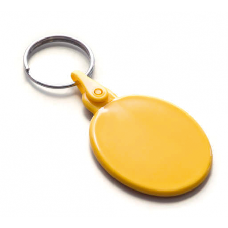Oval Plastic Key-ring - Bampton