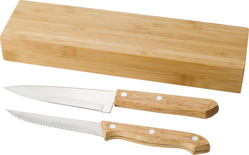 Bamboo Knife Set in Magnet Box - Saltash
