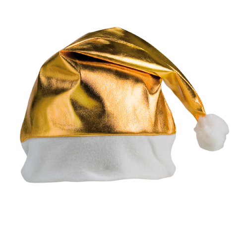 Cheerful Santa Claus Hat with Metallic Accessories - Great Ponton