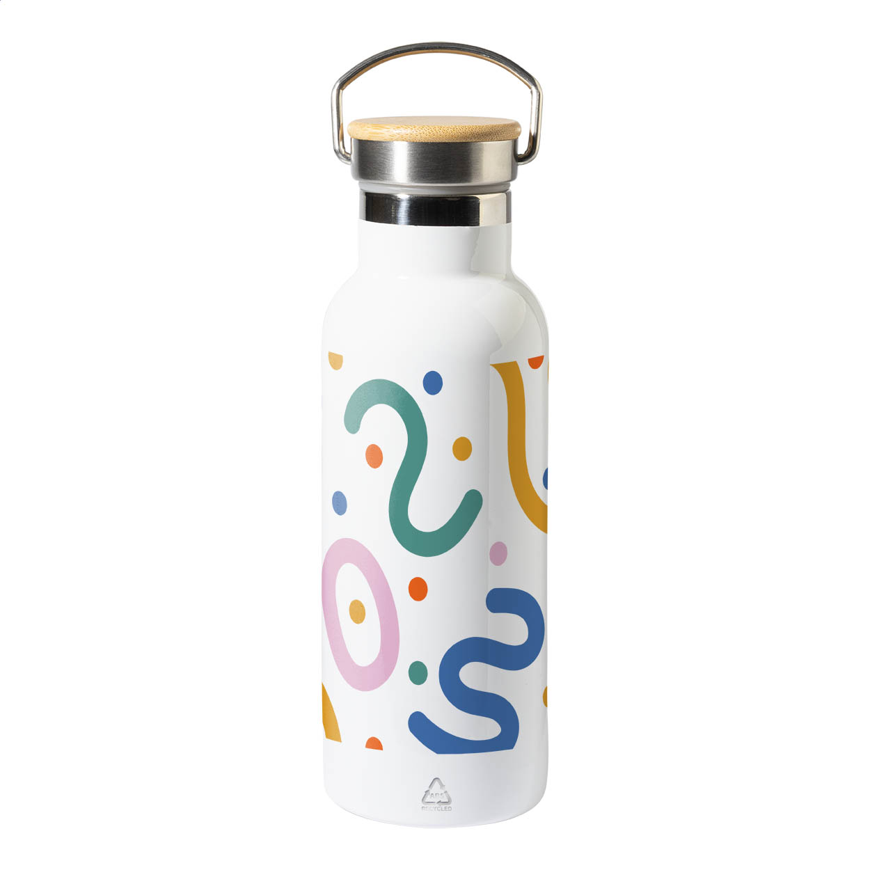 Renaslu Subo recycled steel insulated sublimation bottle, 500 ml, with logo