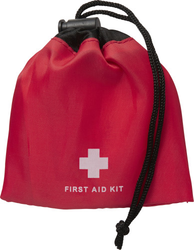 First Aid Kit in a Polyester Drawstring Pouch - Barstead