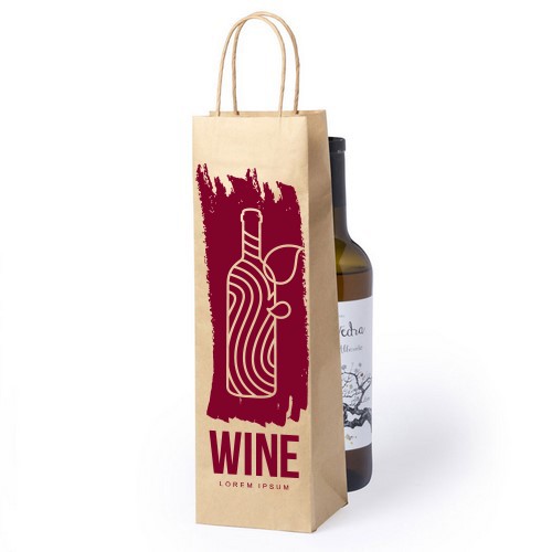 Bolsa para botellas con acabado de papel natural - Osmington Mills