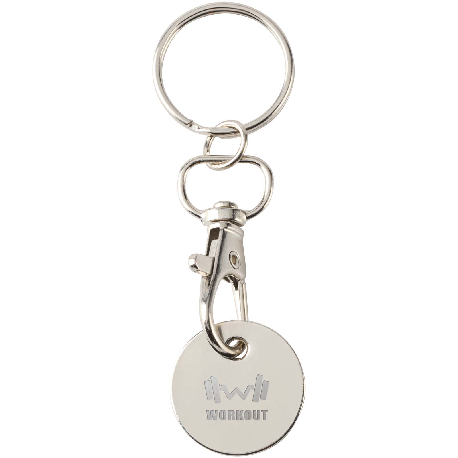 Universal Trolley Coin Keyring - Headington