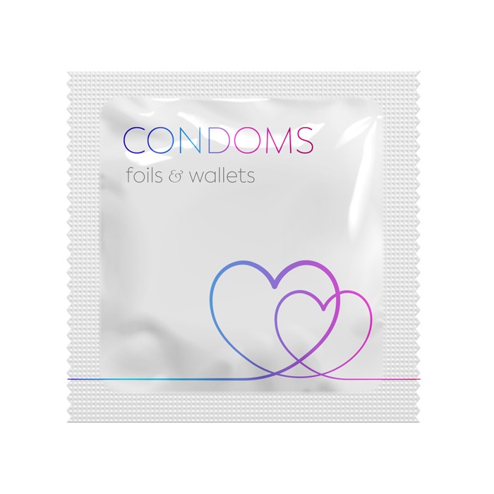 Personalized condom with plastic packaging - PR01