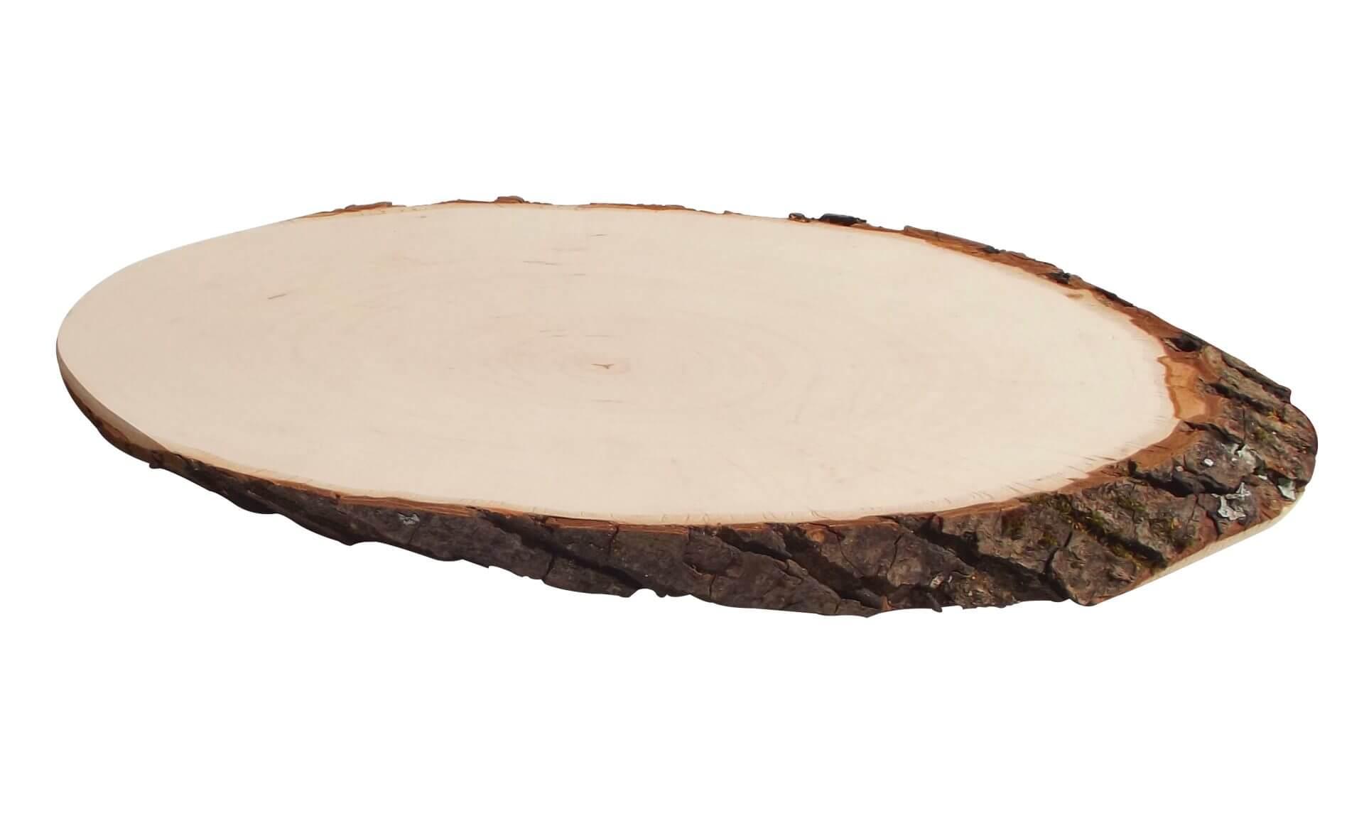 Customized alder serving board with bark - Lysekil