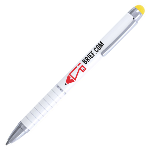 Aluminium ballpoint pen with metallic finish and twist mechanism - Ilford