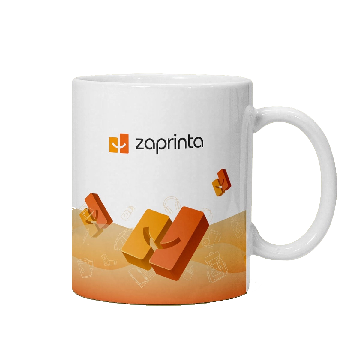 Stoneware Dye Sublimation Mug 300ml - Cowes