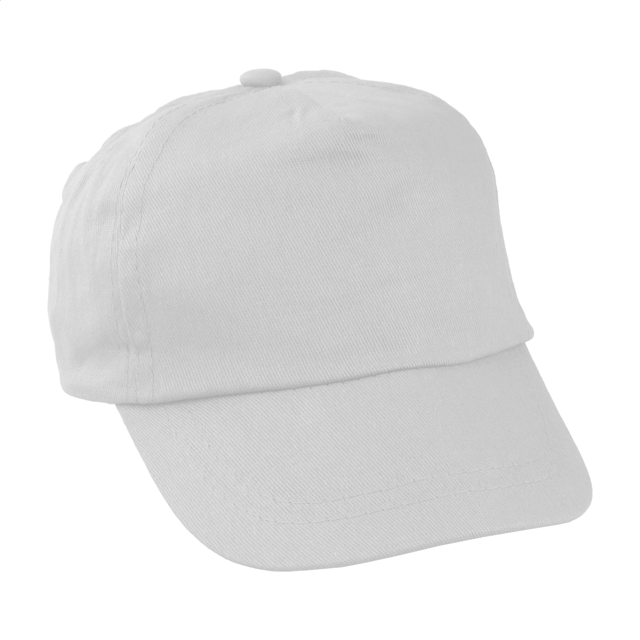 Kidcap 5-panel cotton baseball cap for kids with velcro band and logo printed with logo