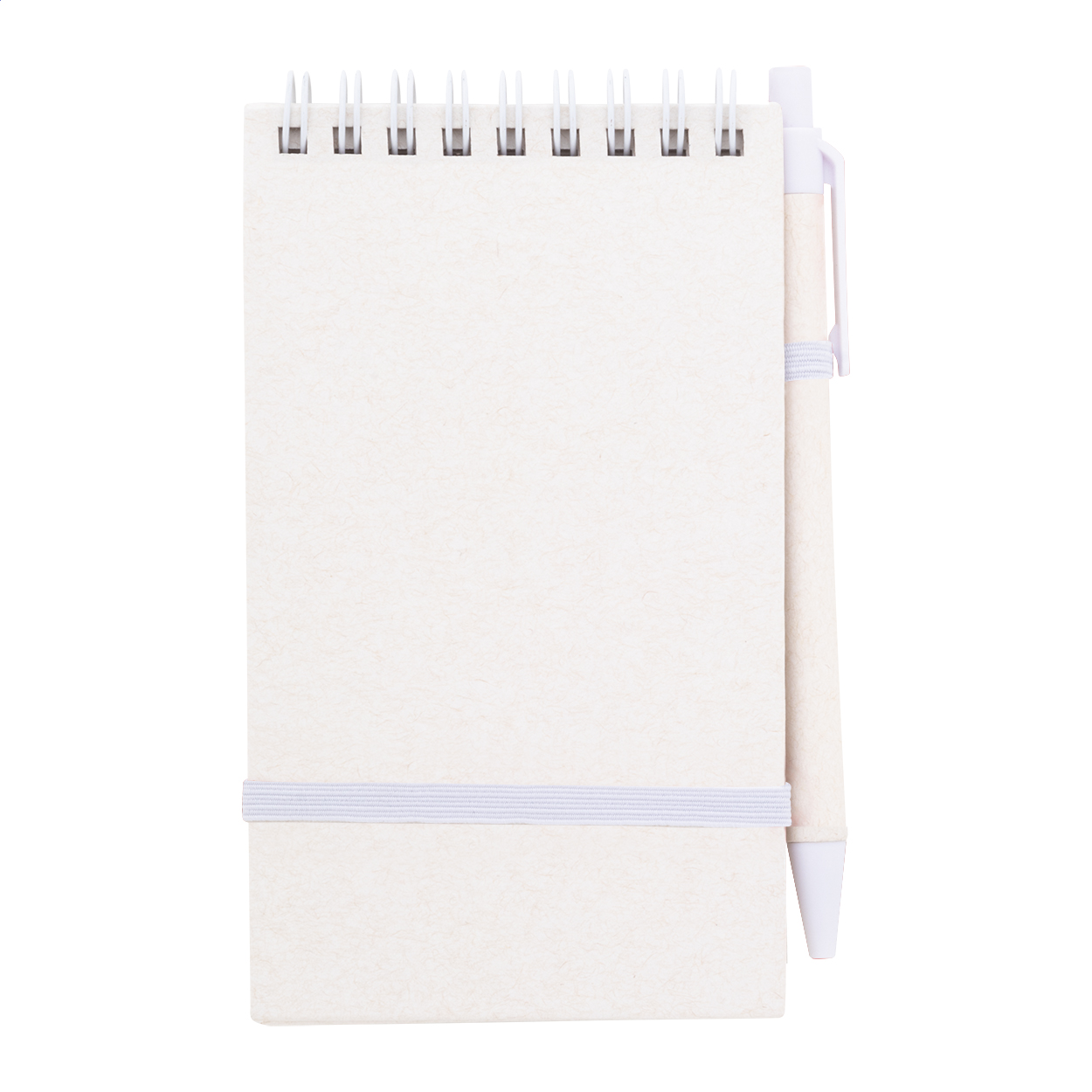 Relact Jot A6 recycled milk carton spiral notebook with pen and logo
