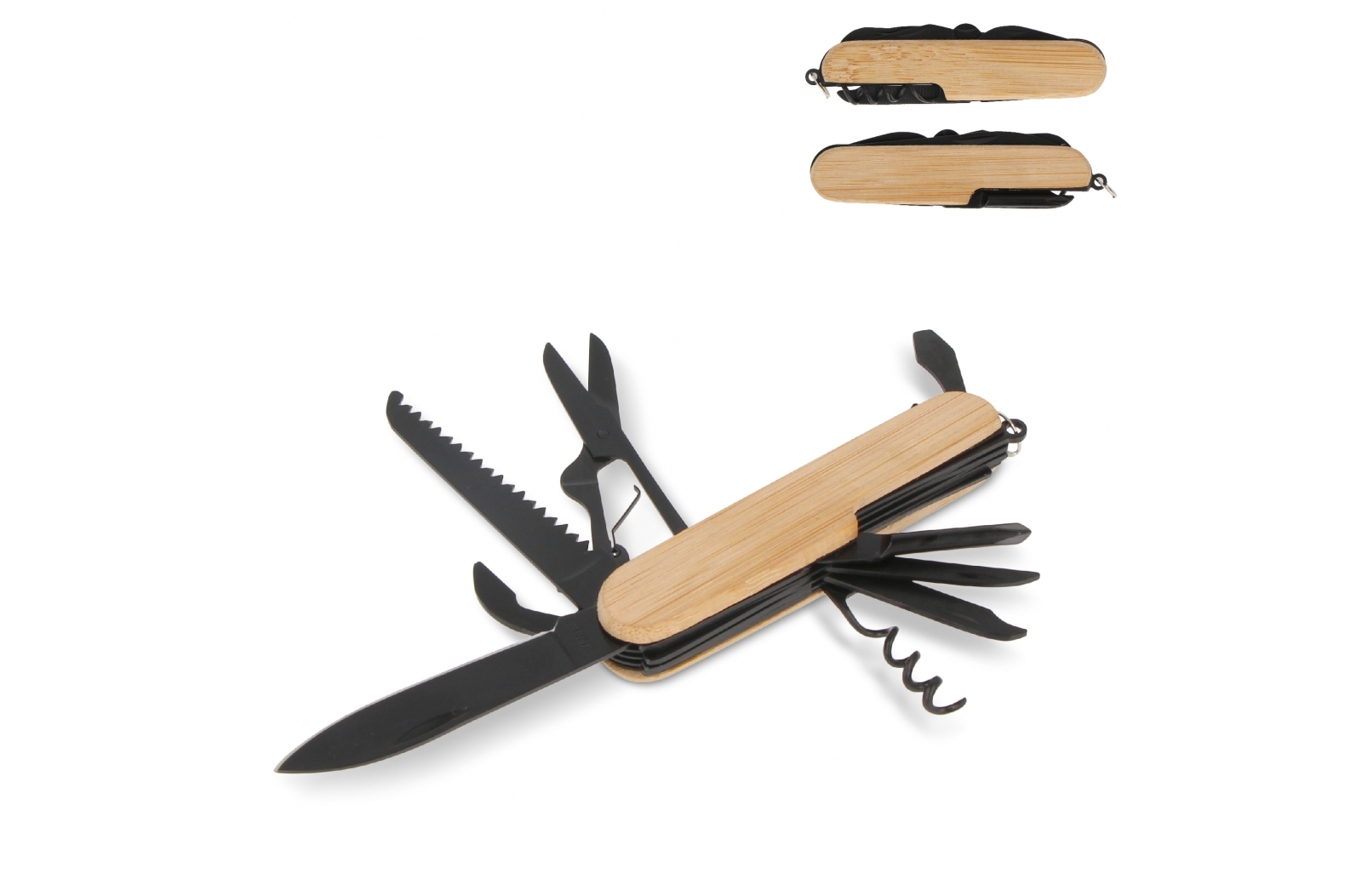 9-function bamboo multi-tool - Bromley
