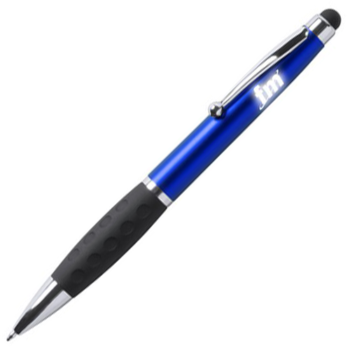 Ballpoint Pen with Twisting Mechanism and LED Illuminated Logo - Chesterfield