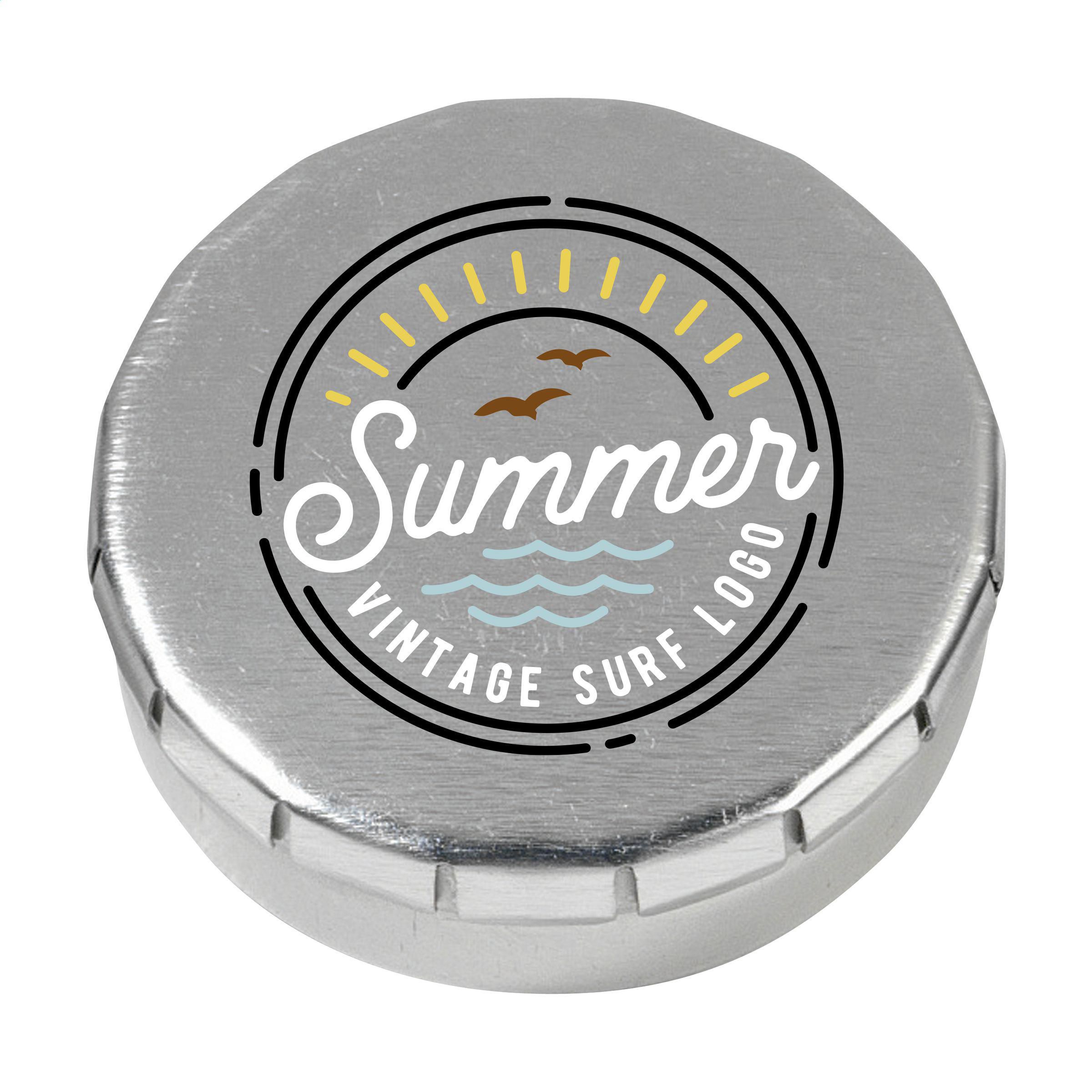 Handy Click Tin Peppermints - Hatton printed with logo