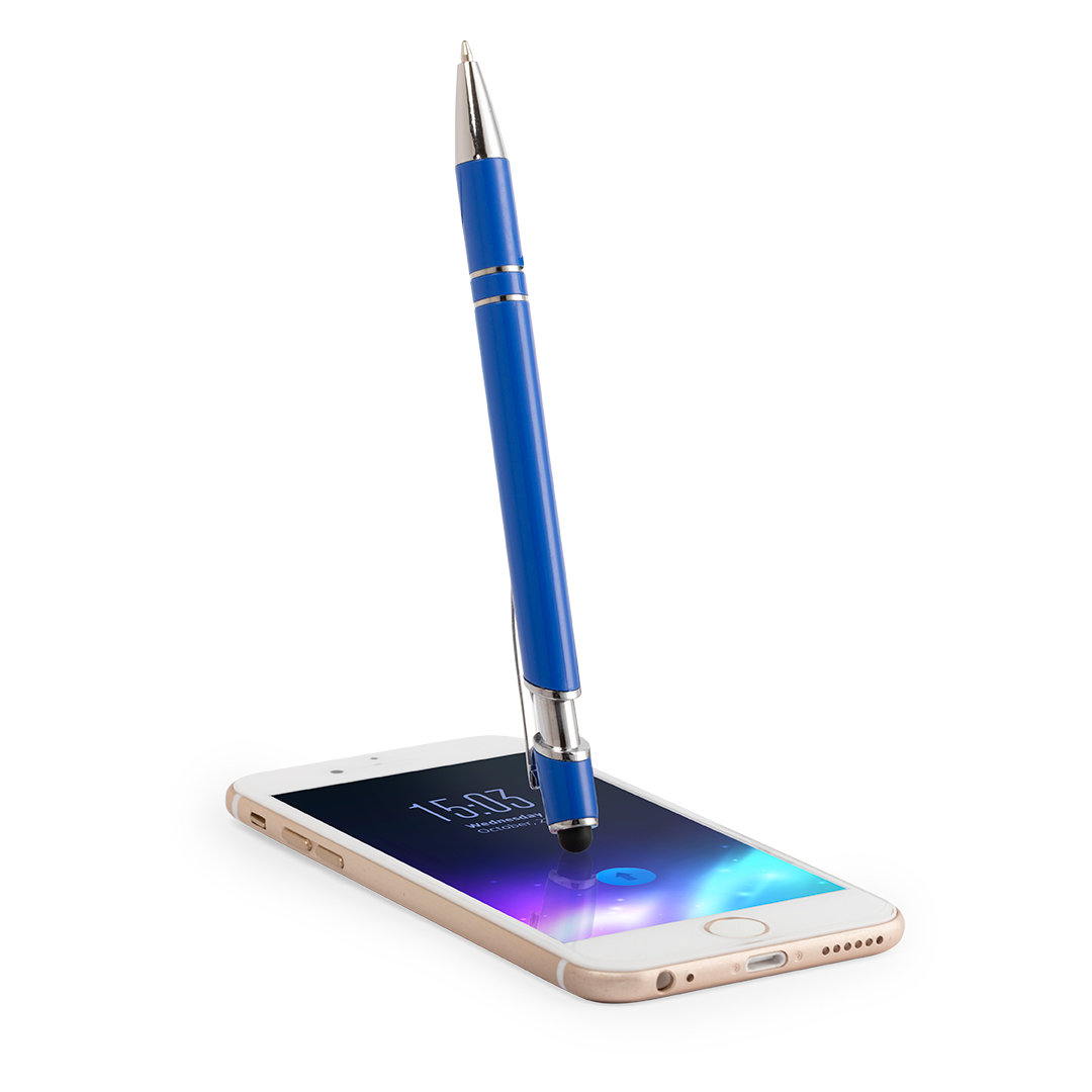 Ballpoint pen with push-up mechanism and metal clip - Inverurie