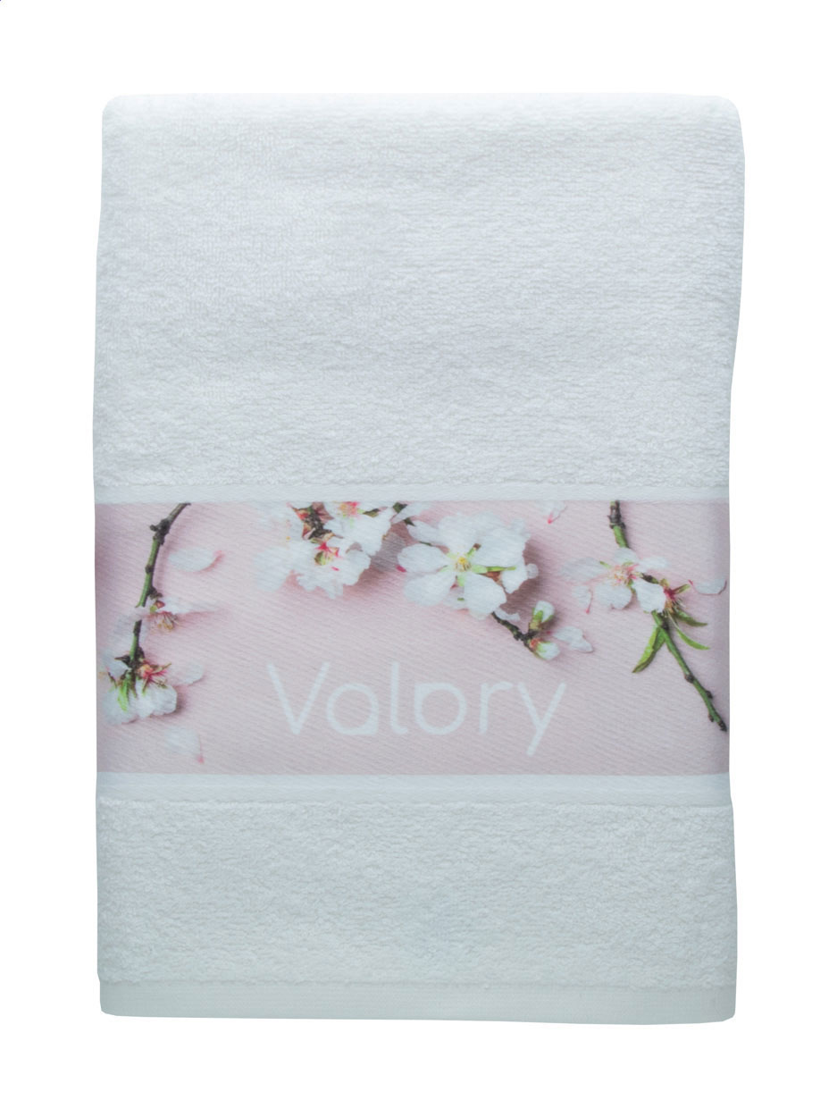 SublimSoft Cotton Towel - Leek printed with logo