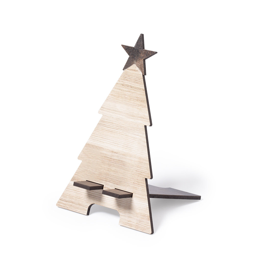 Christmas Wood Phone Stand - Mickleham - Longborough
