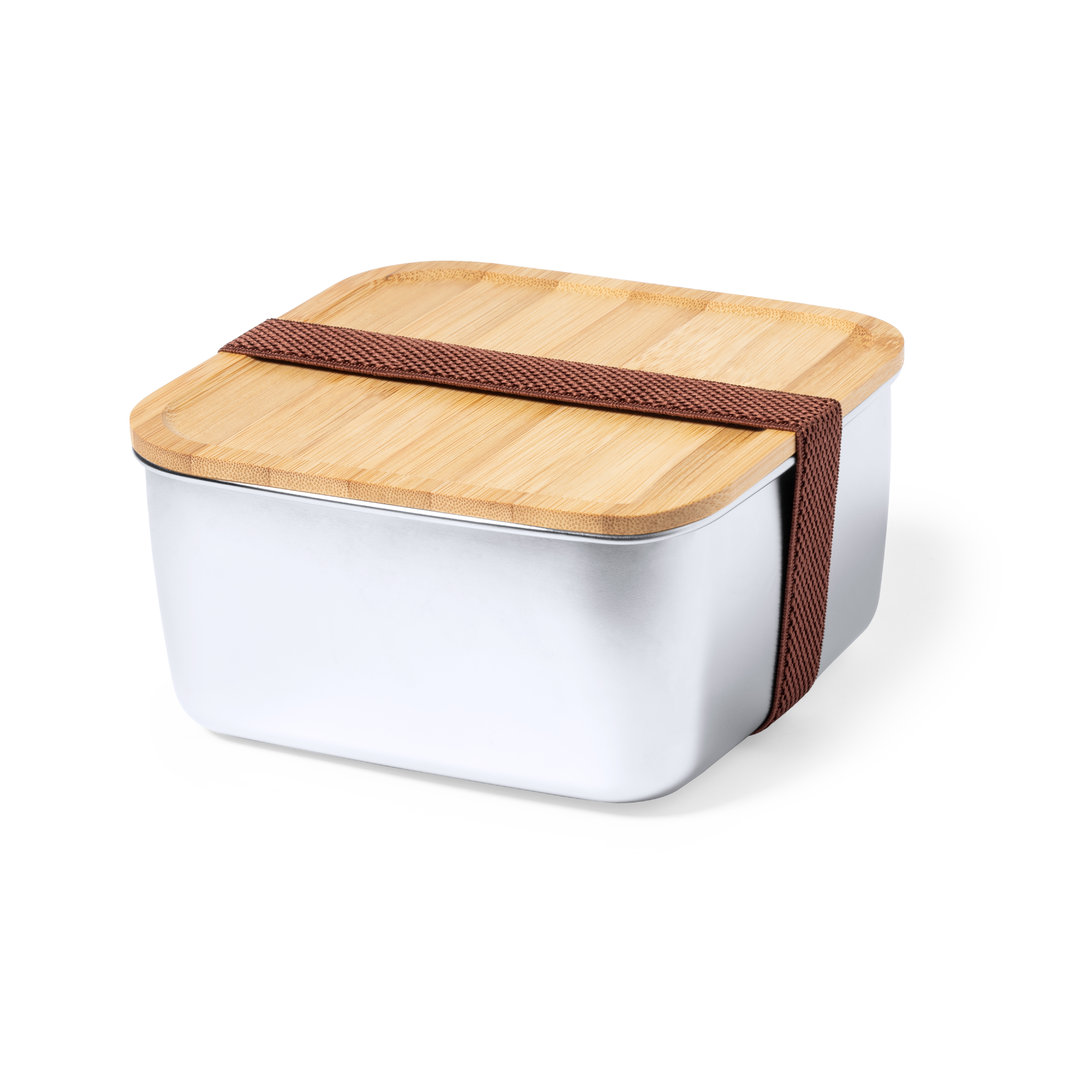 Quadratische Edelstahl Lunchbox - 