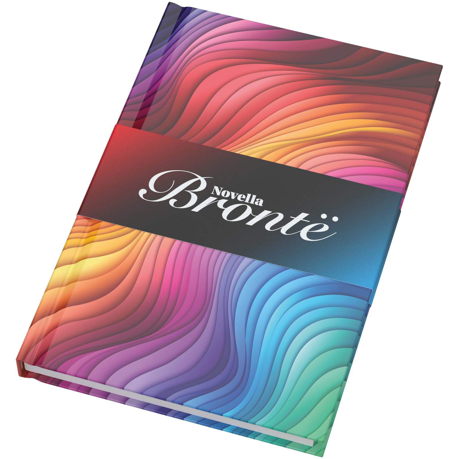 Glossy A5 Customizable Hard Cover Notebook - Denby Dale