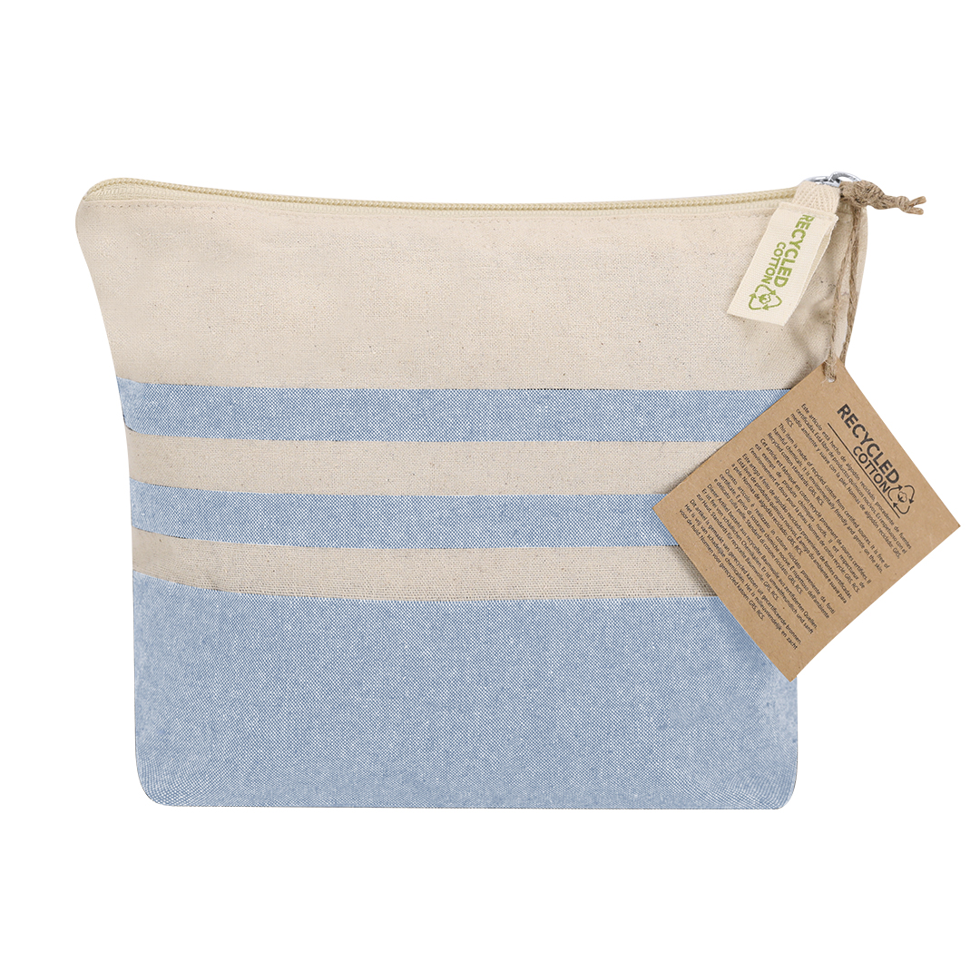 Elegant Recycled Cotton Toiletry Bag - Ebeleben