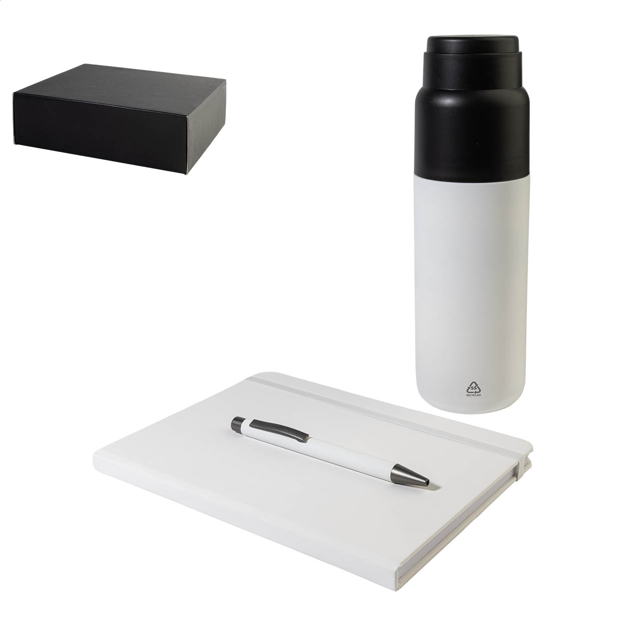 Atera gift set with A5 notebook, 500 ml insulated bottle and pen