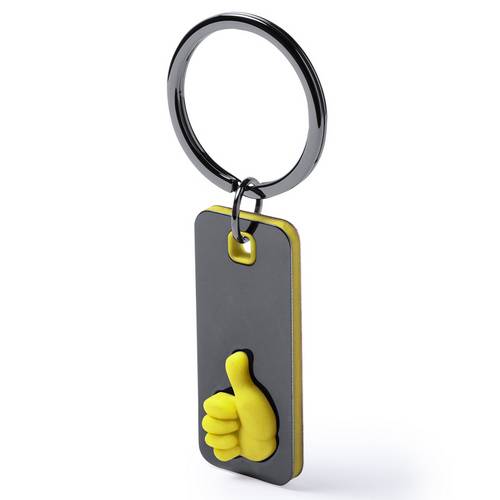 Bicolor Stainless Steel Keychain - Knipton