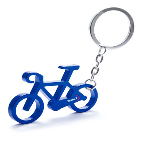 Aluminum Bicycle Shaped Keychain - Sherborne St John