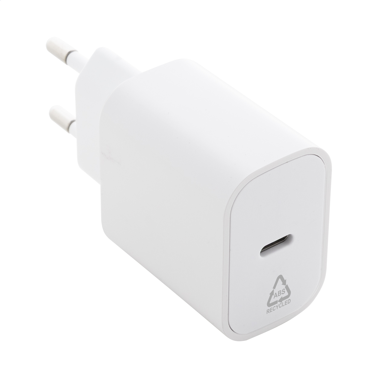 EcoCharge USB-C Wall Adapter - Alresford printed with logo