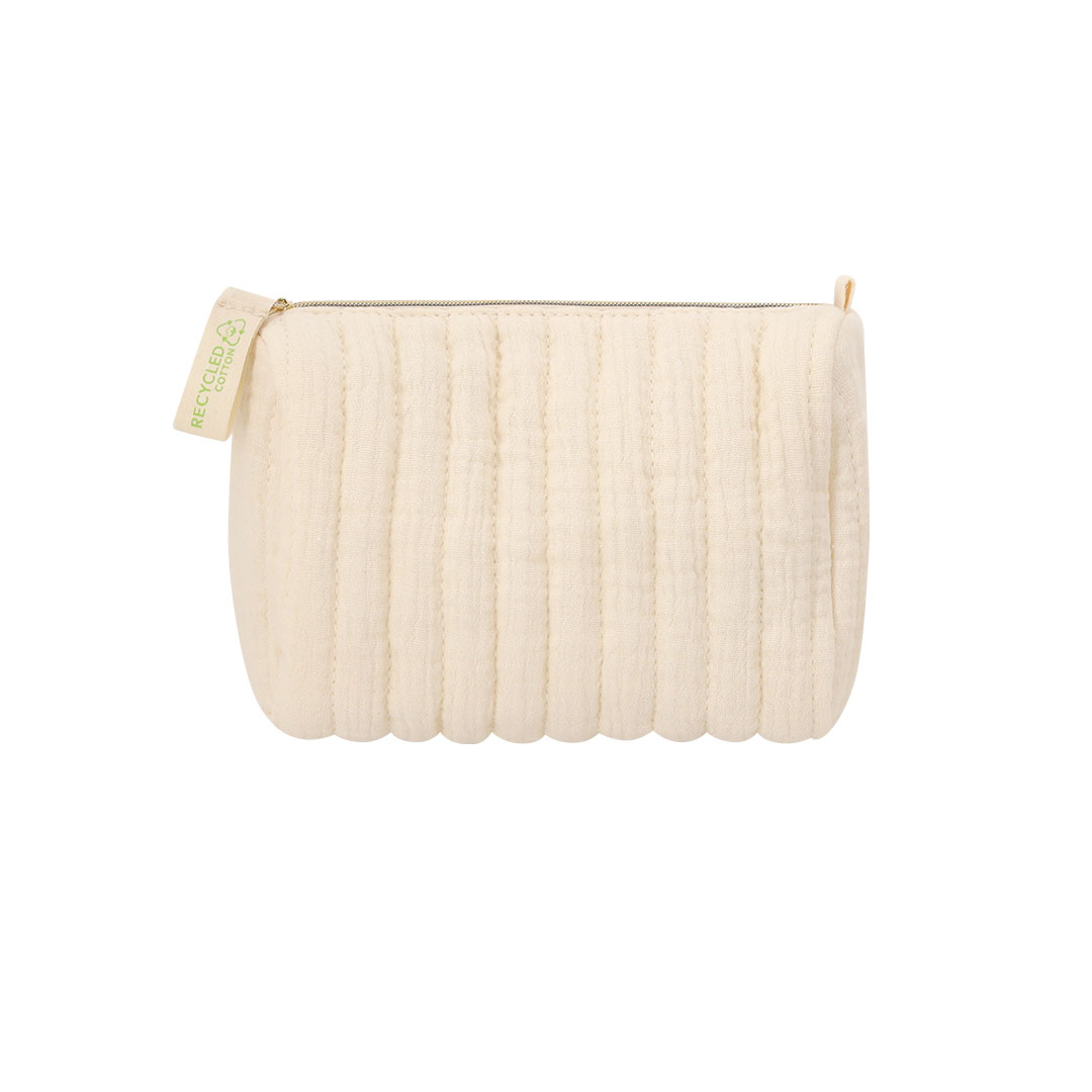 Padded Recycled Cotton Toiletry Bag - Herne Bay