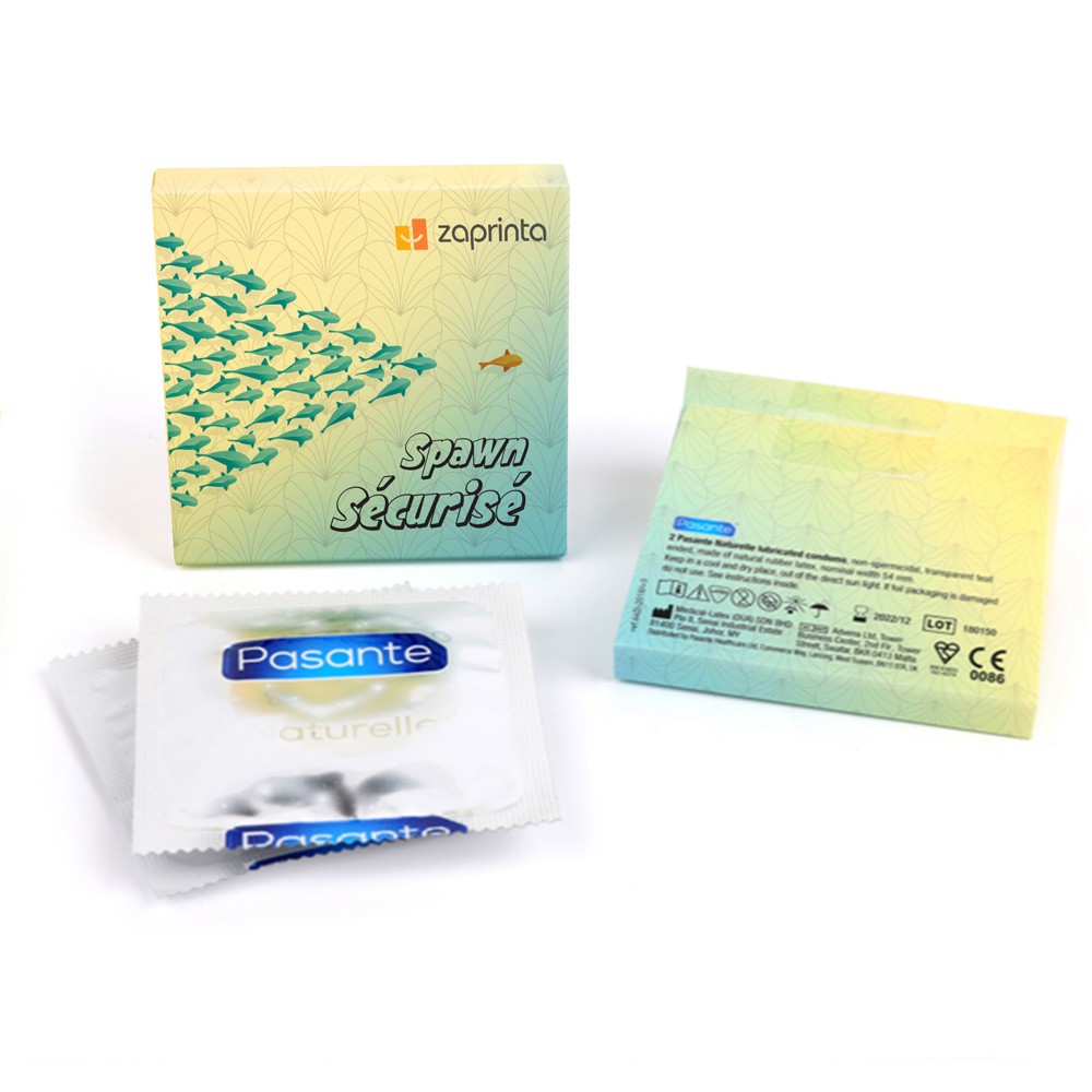Pasante® DuoBox personalisiertes Kondomduo - PR06