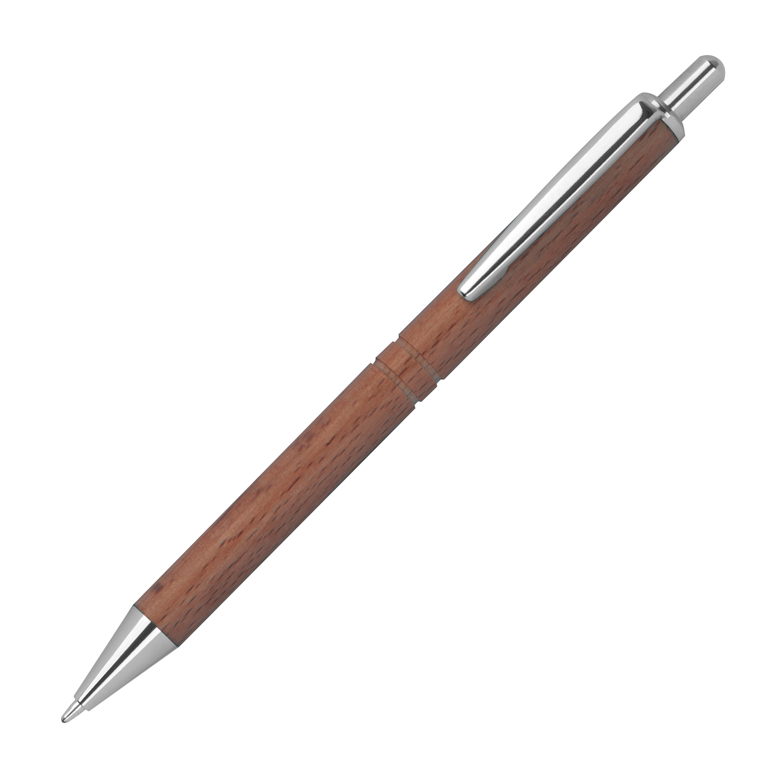 Blue wooden ballpoint pen with engraving - Ditchling - Newcastle upon Tyne