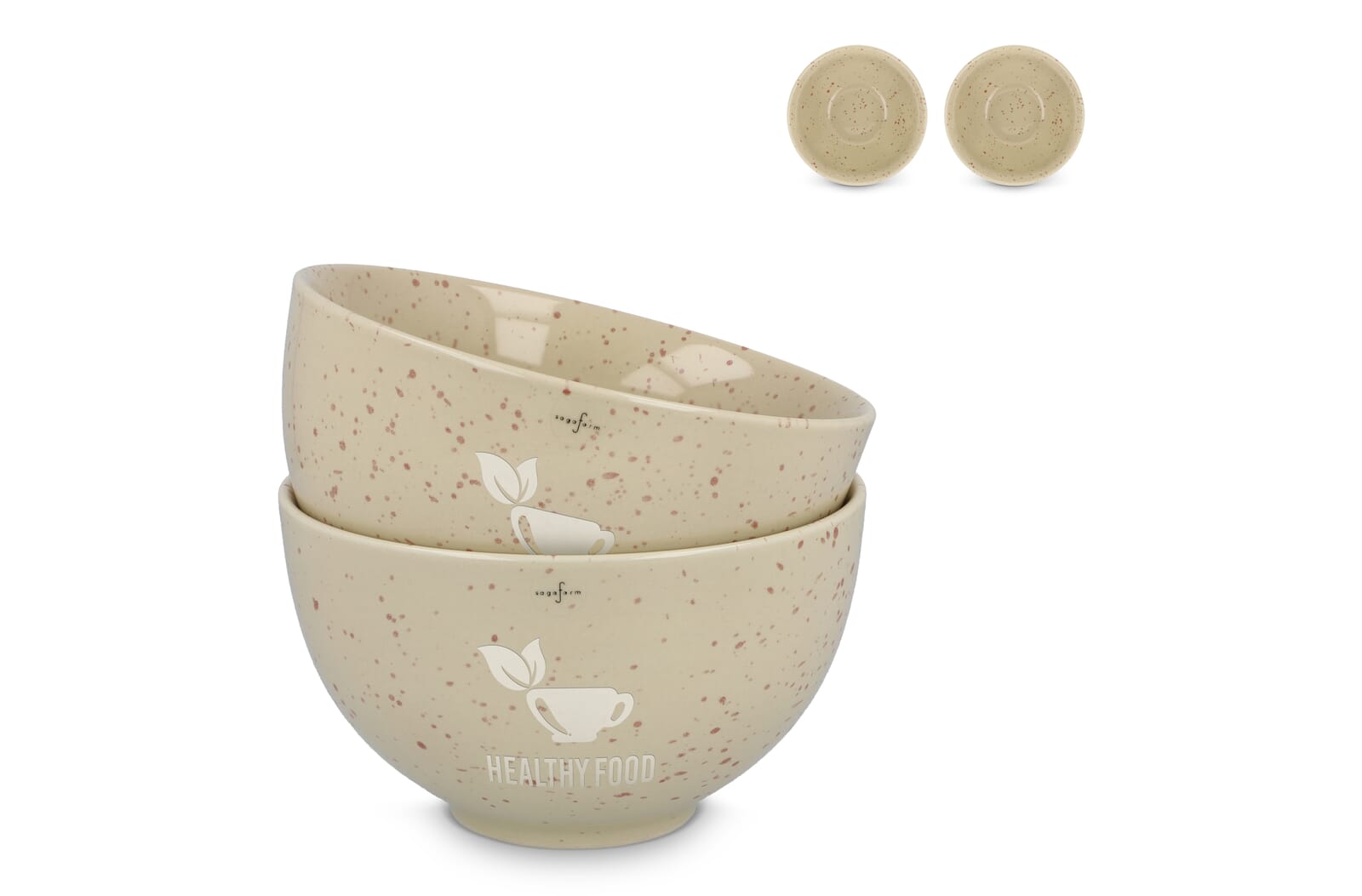 Sagaform Ditte Ceramic Bowl Set 12cm