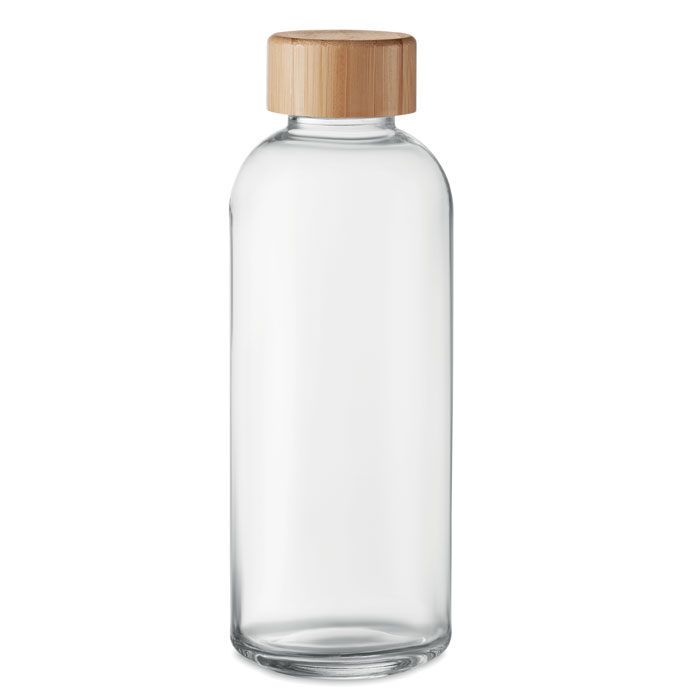 Glass bottle with bamboo lid - Hickling - Congleton
