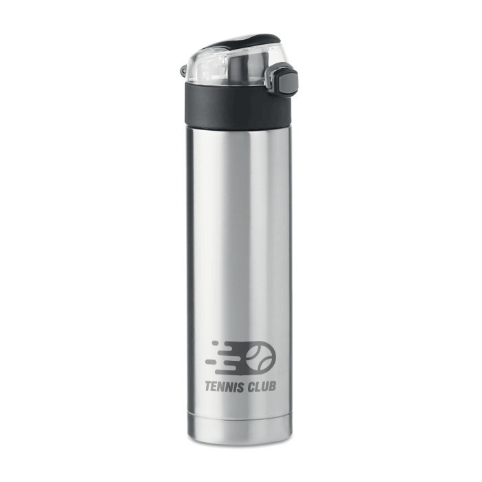 Stainless Steel Double Wall Drinking Bottle with Security Lock 400ml - Saint Albans