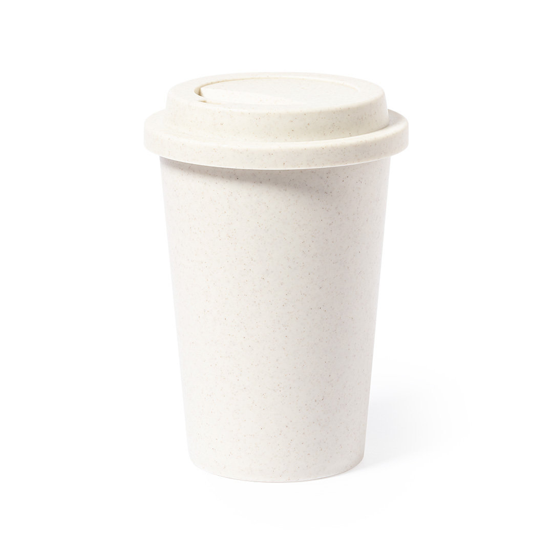 Plastic Cup with Veins and Dispensing Lid - Stibbington - Bramham