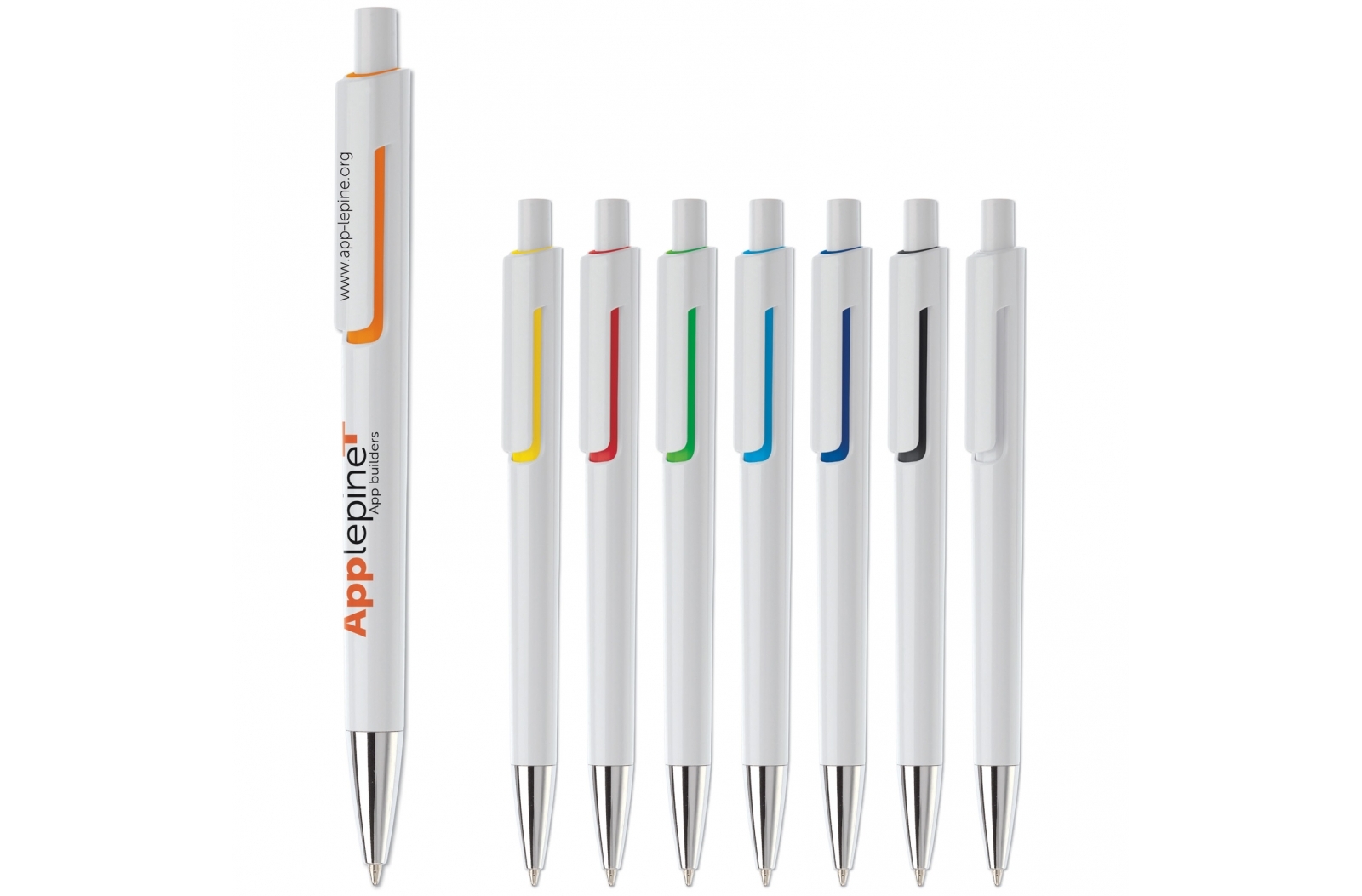 ball pen with a metal tip and push mechanism - Jirehouse