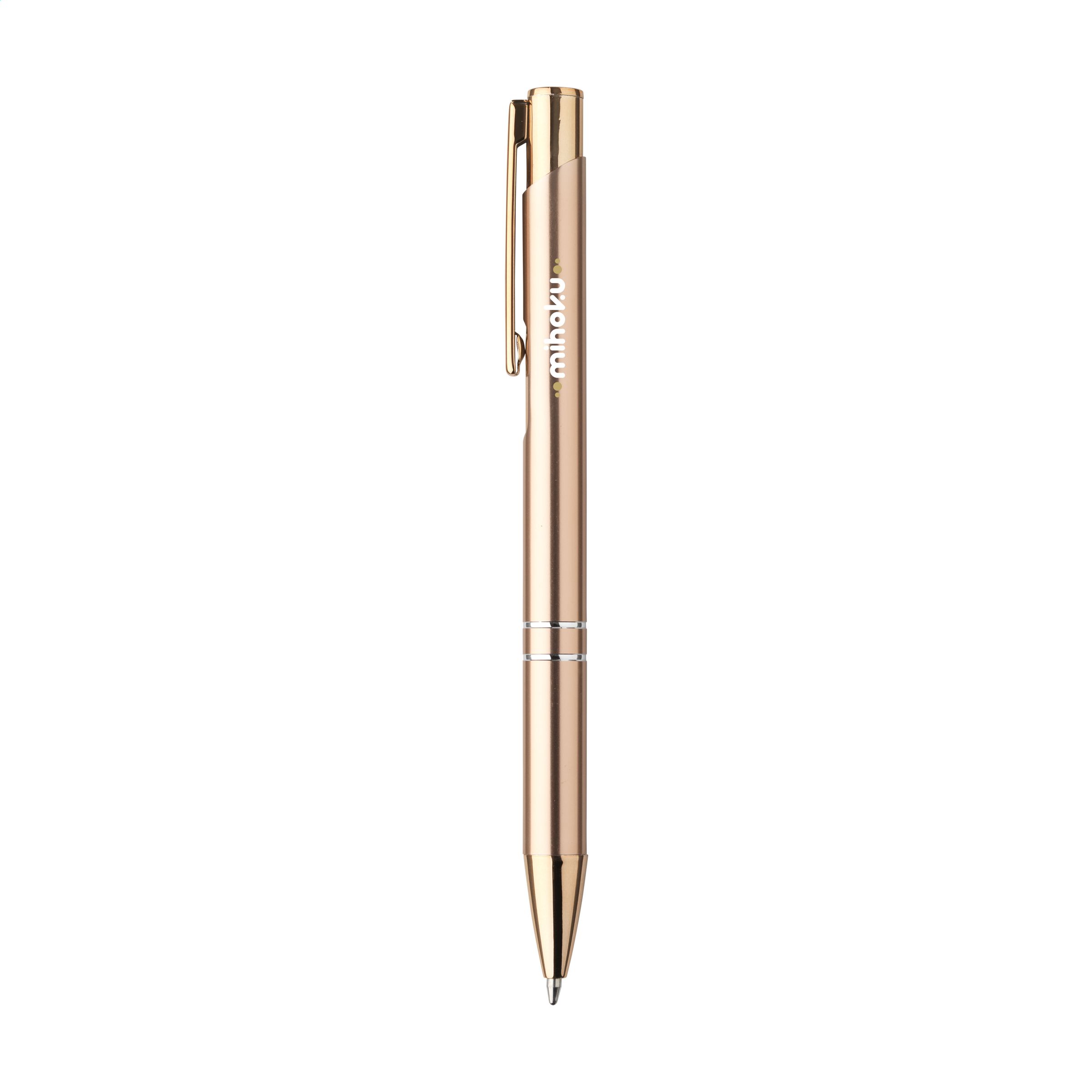 Elegante Recycelte Alu-Kugelschreiber in Roségold - Reinfeld