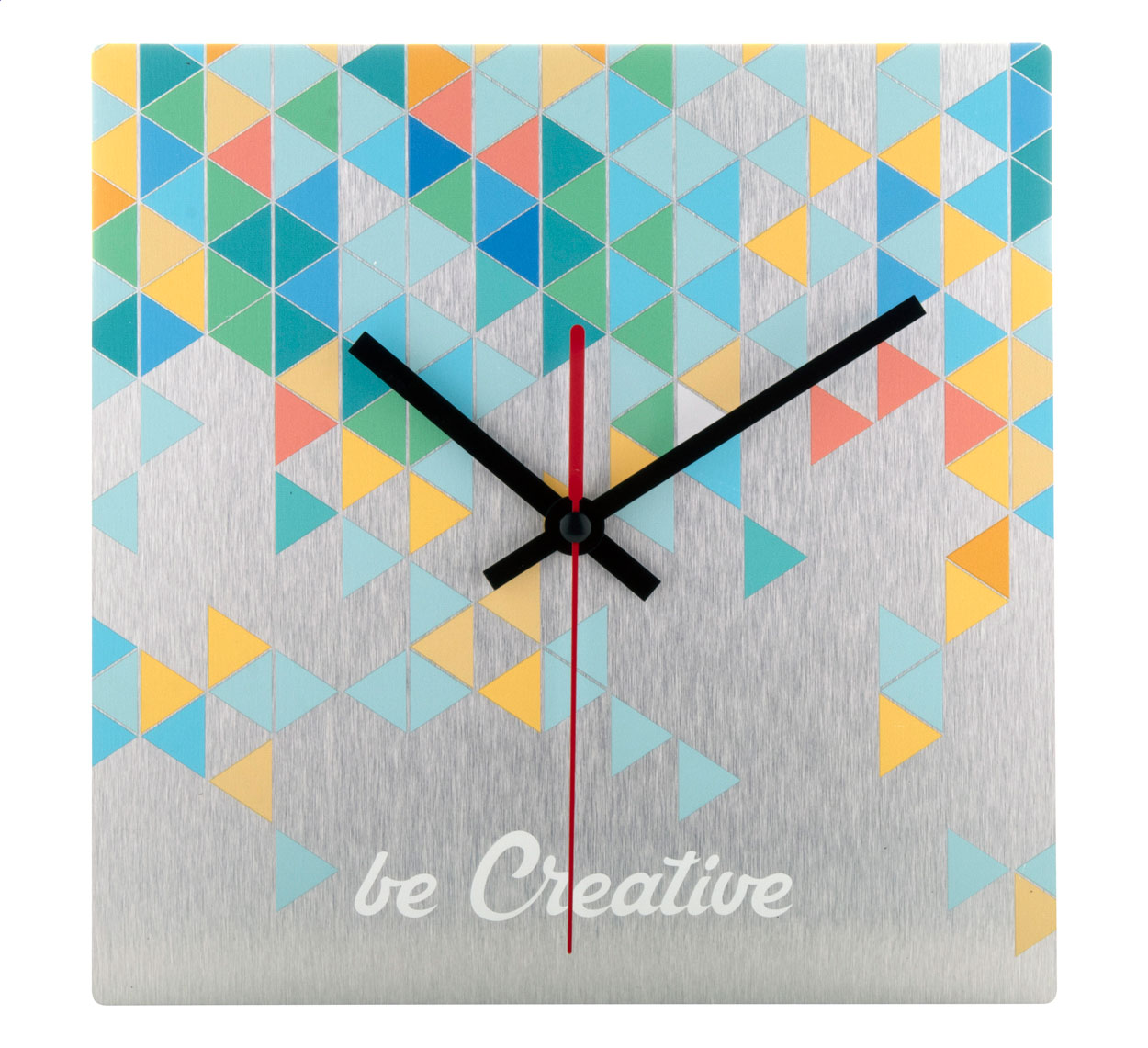 Aluminum Square Precision Wall Clock - Welwyn Garden City