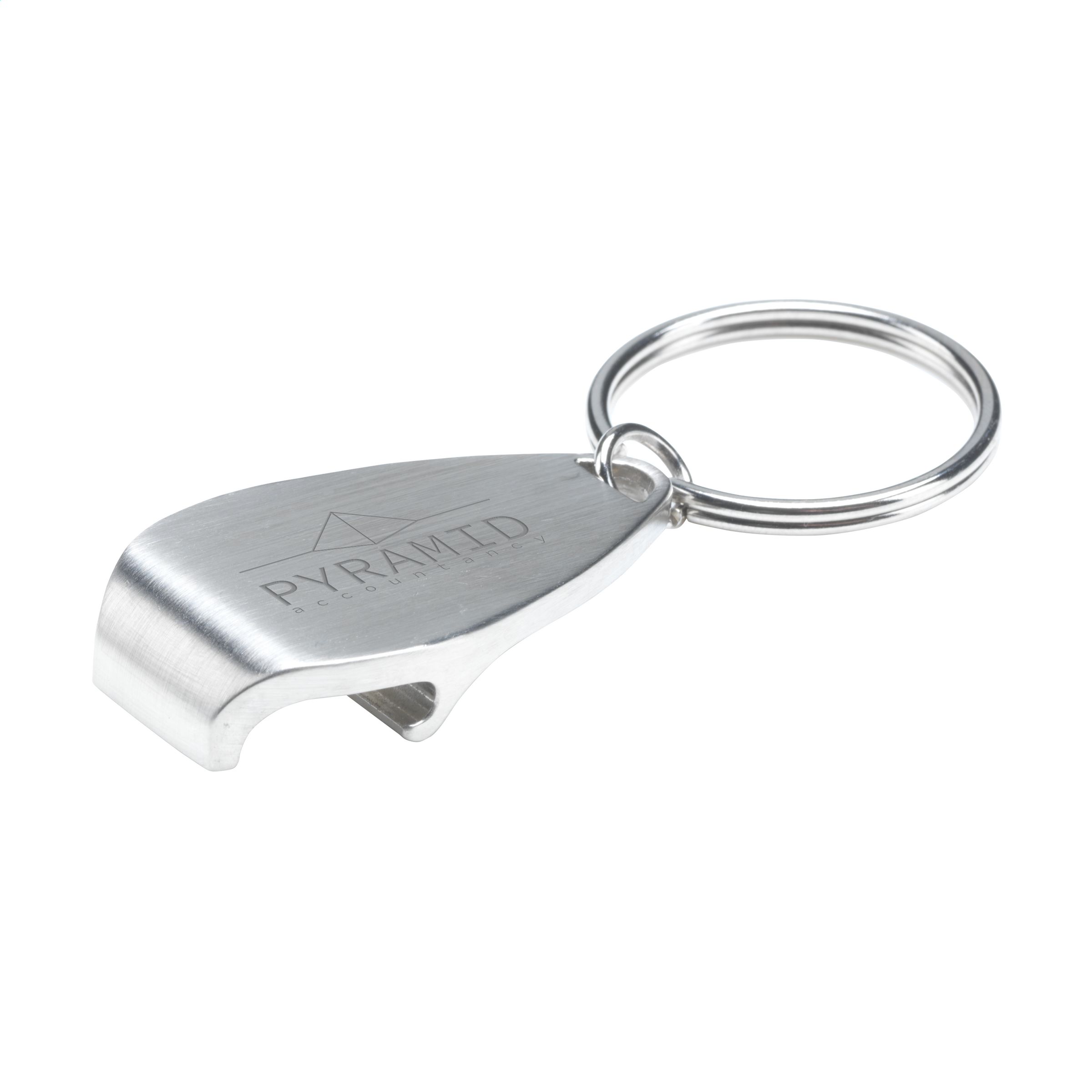 Matte Metal Keyring and Bottle Opener - Swindon - Christchurch
