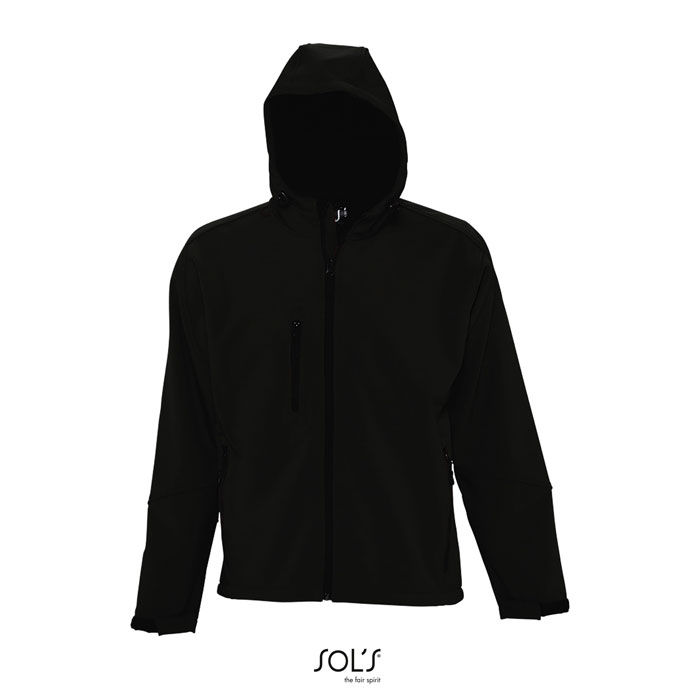 Men's Hooded Softshell Jacket - Harborne