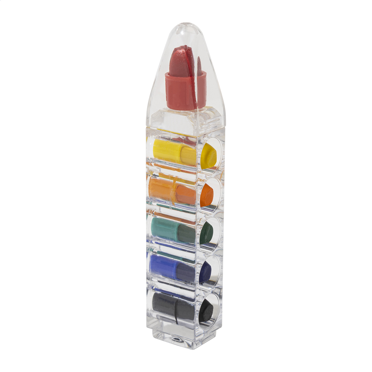 Rainbow Pen Crayon Set - Forde Abbey printed with logo