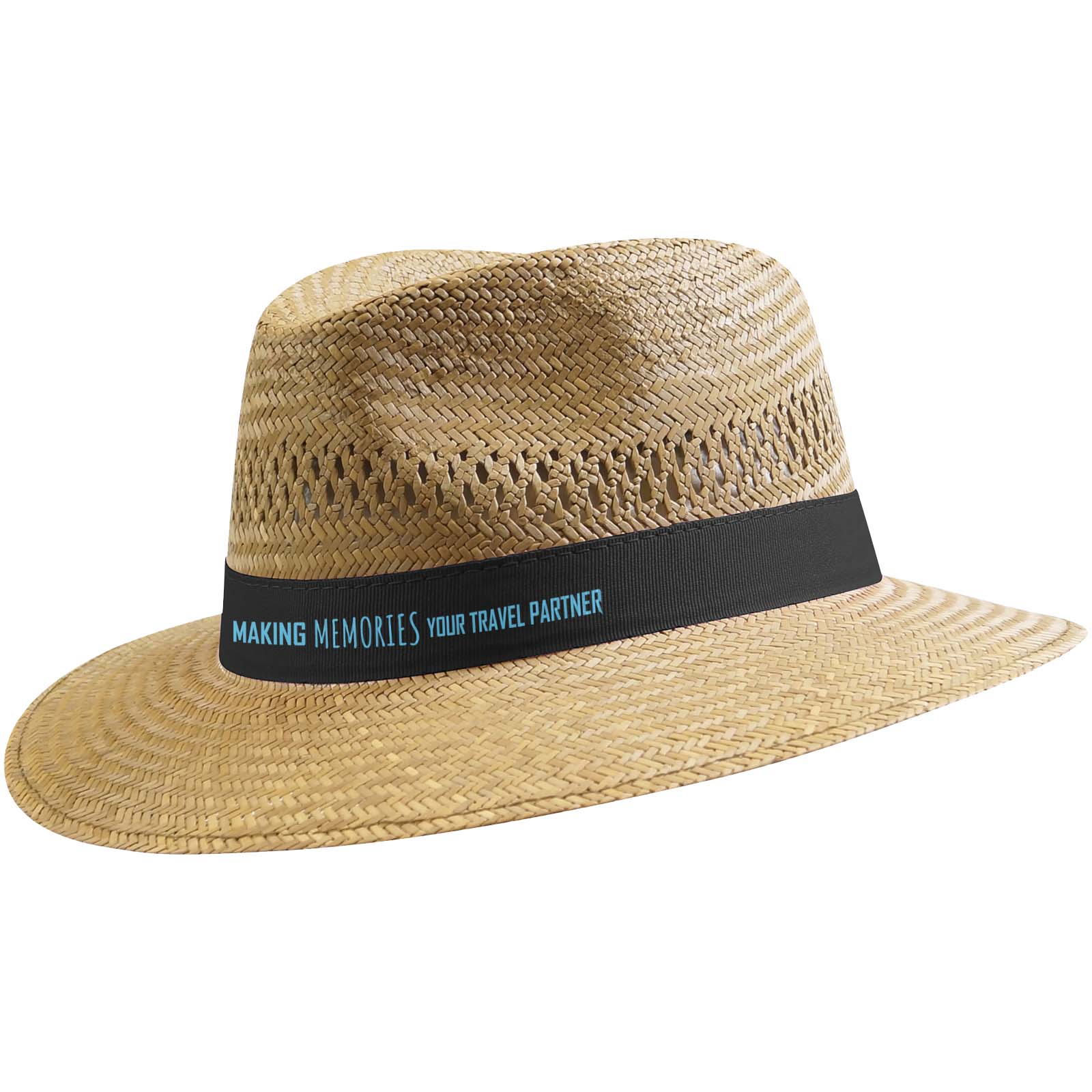 Timeless Elegance Panama Hat - Hamilton printed with logo