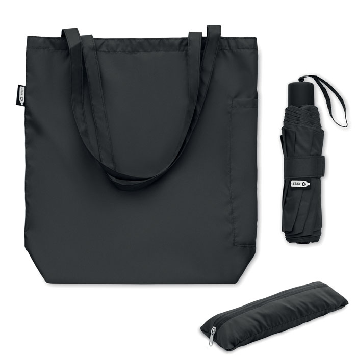 Eco-Friendly Windproof Umbrella with Tote Bag Sleeve - Wingham