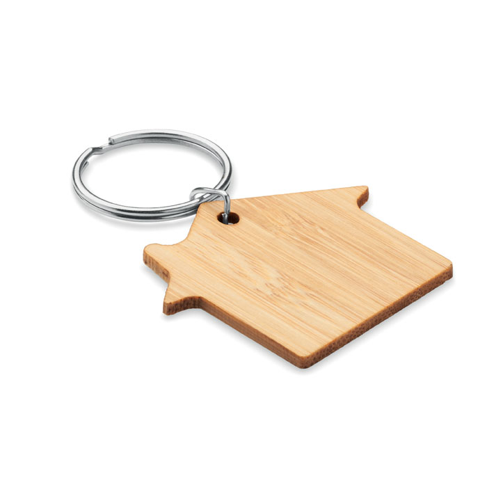 A keychain featuring a design made from bamboo, typically used as a decorative item for your home keys. - Corfe Castle