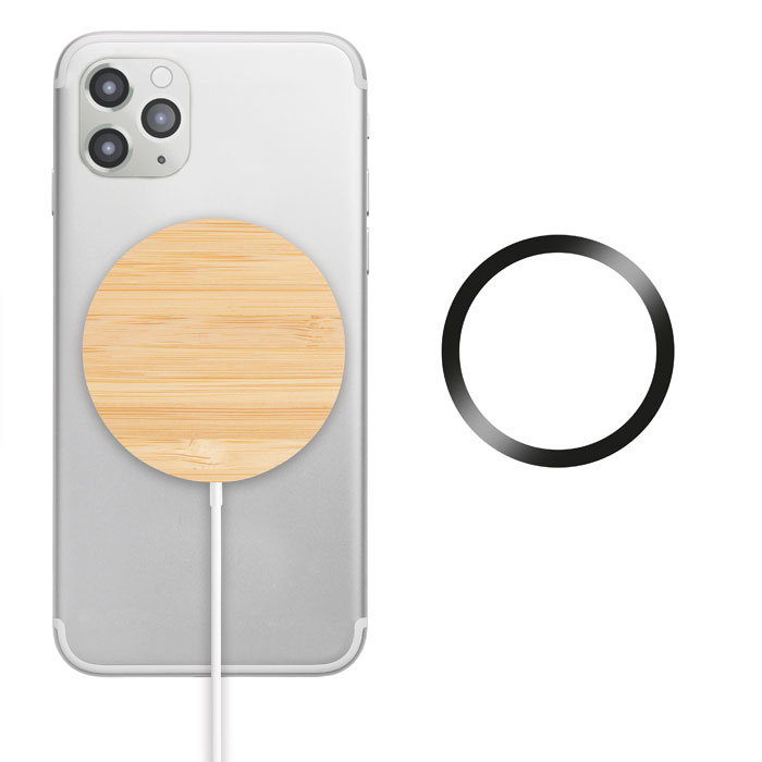 Magnetic Bamboo Wireless Charger - Falkland