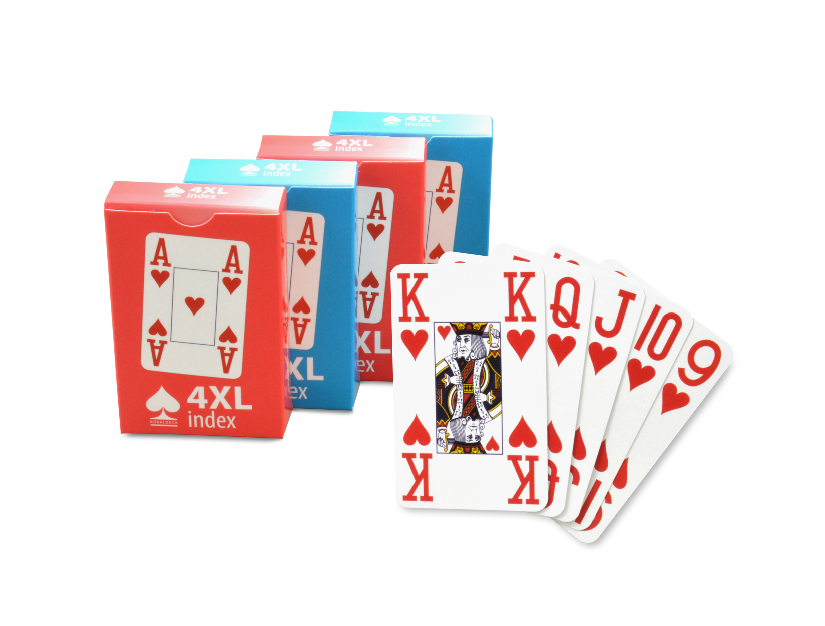 Customized deck of cards with large symbols - JCA20