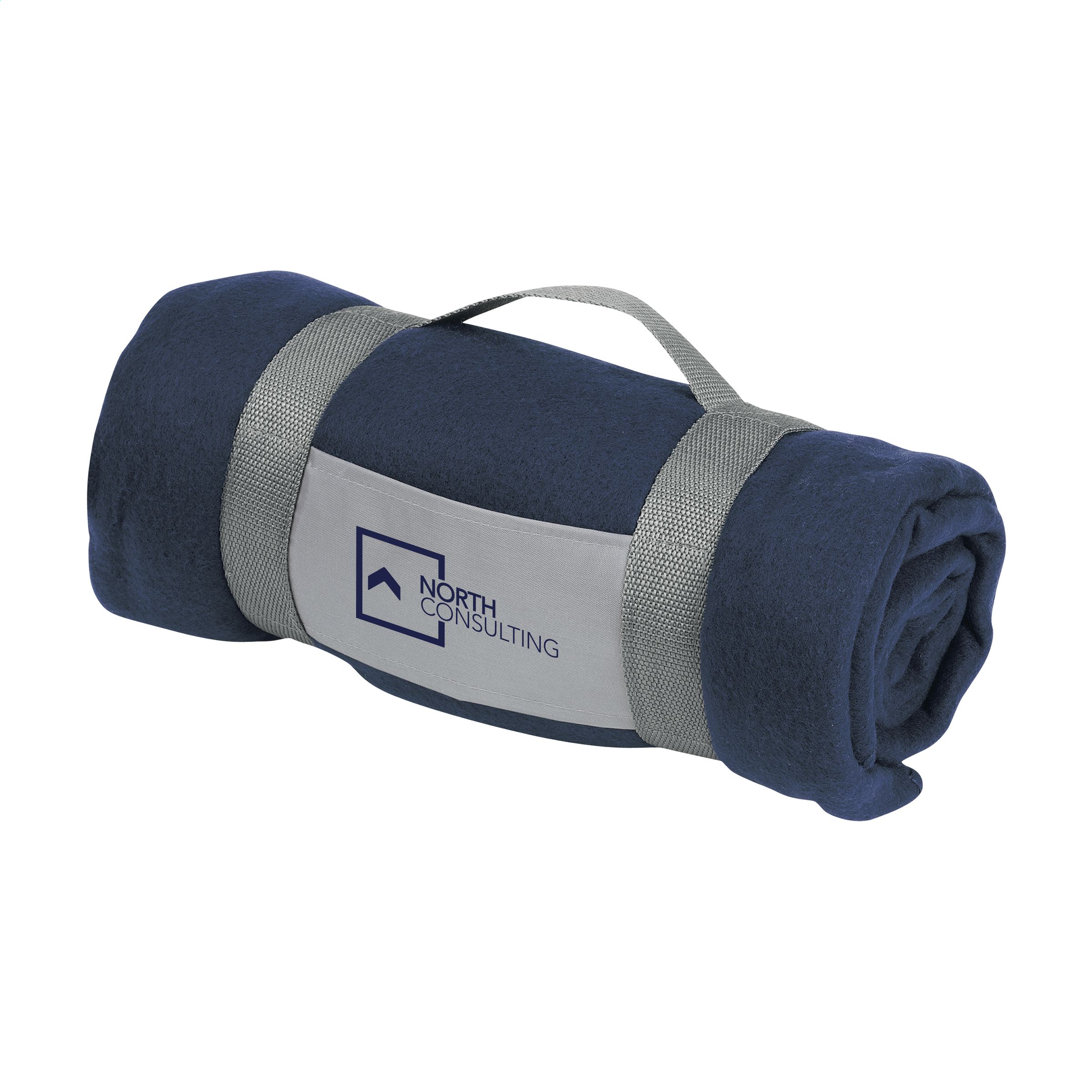 UltraCozy Fleece Blanket - Moseley printed with logo