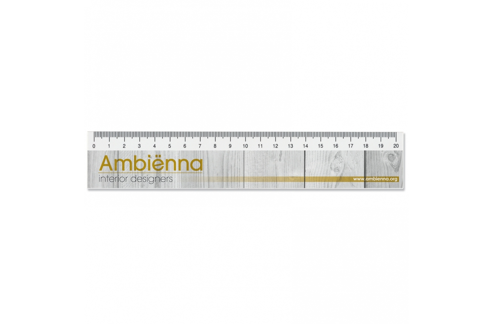 White Synthetic 20cm Ruler - Great Chart