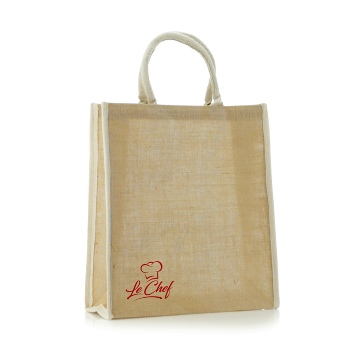 Reinforced Cotton Handle Jute Bag - Handsworth